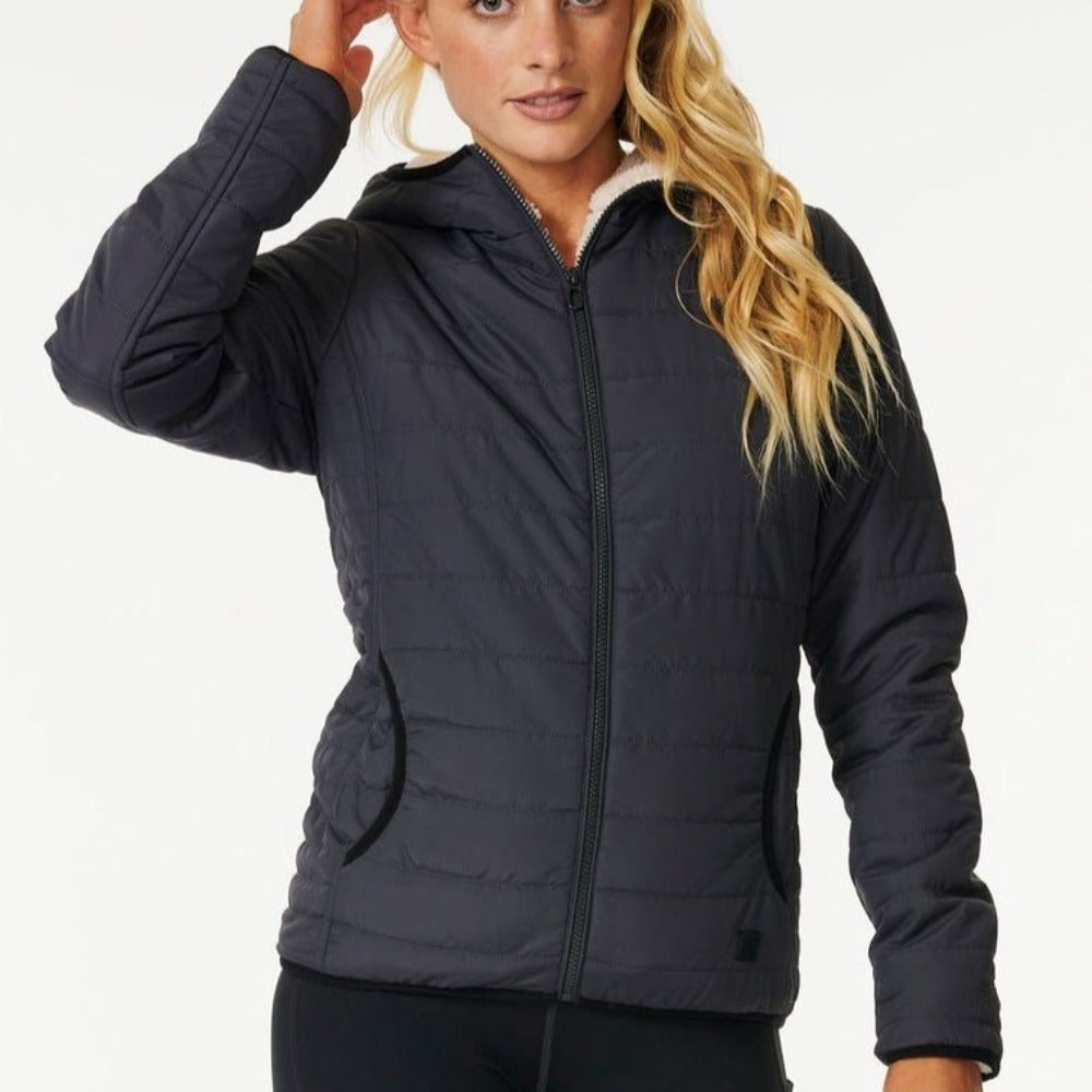 Rip Curl Women's Anti Series Anoeta Classic Jacket - Waterproof Windbreaker for Surfing, Hiking & Outdoor Adventures