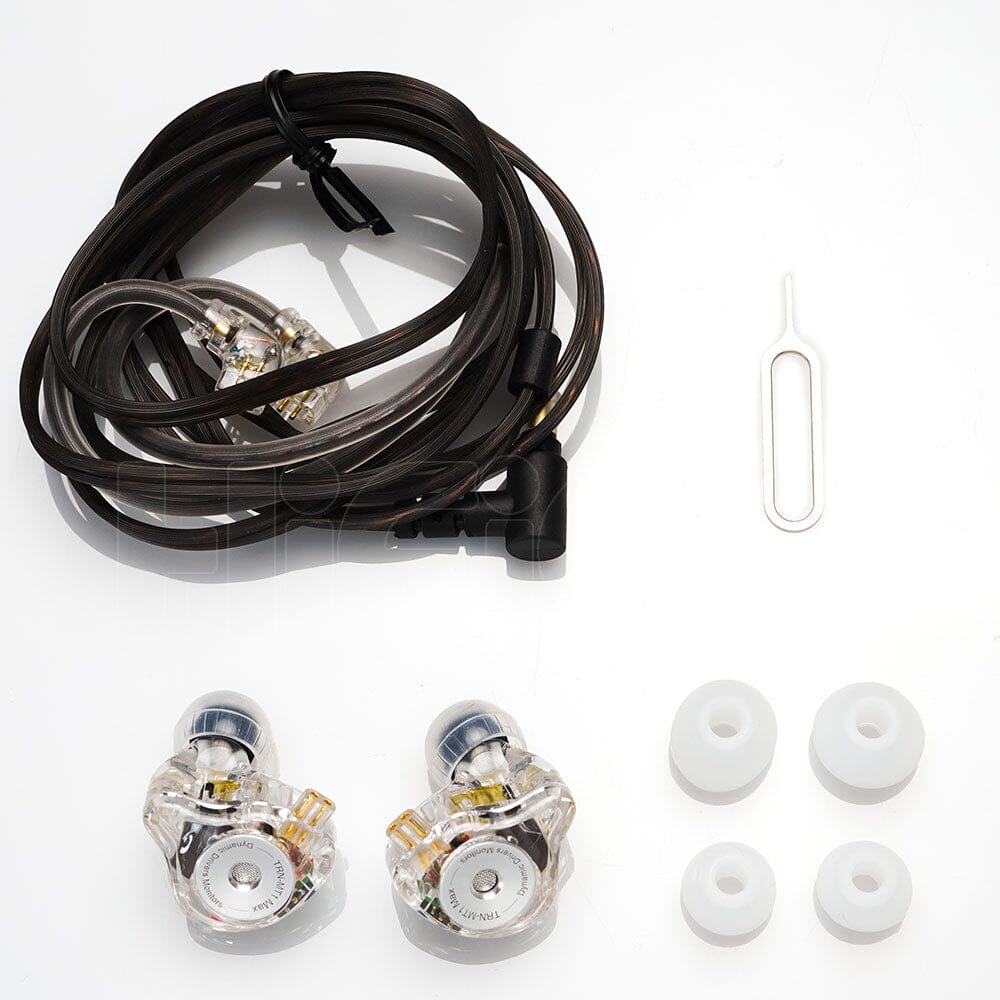 TRN MT1 MAX 10mm Dual Magnet Dynamic Driver HiFi Earphones - Perfect for Audiophiles, Gaming & Music Listening