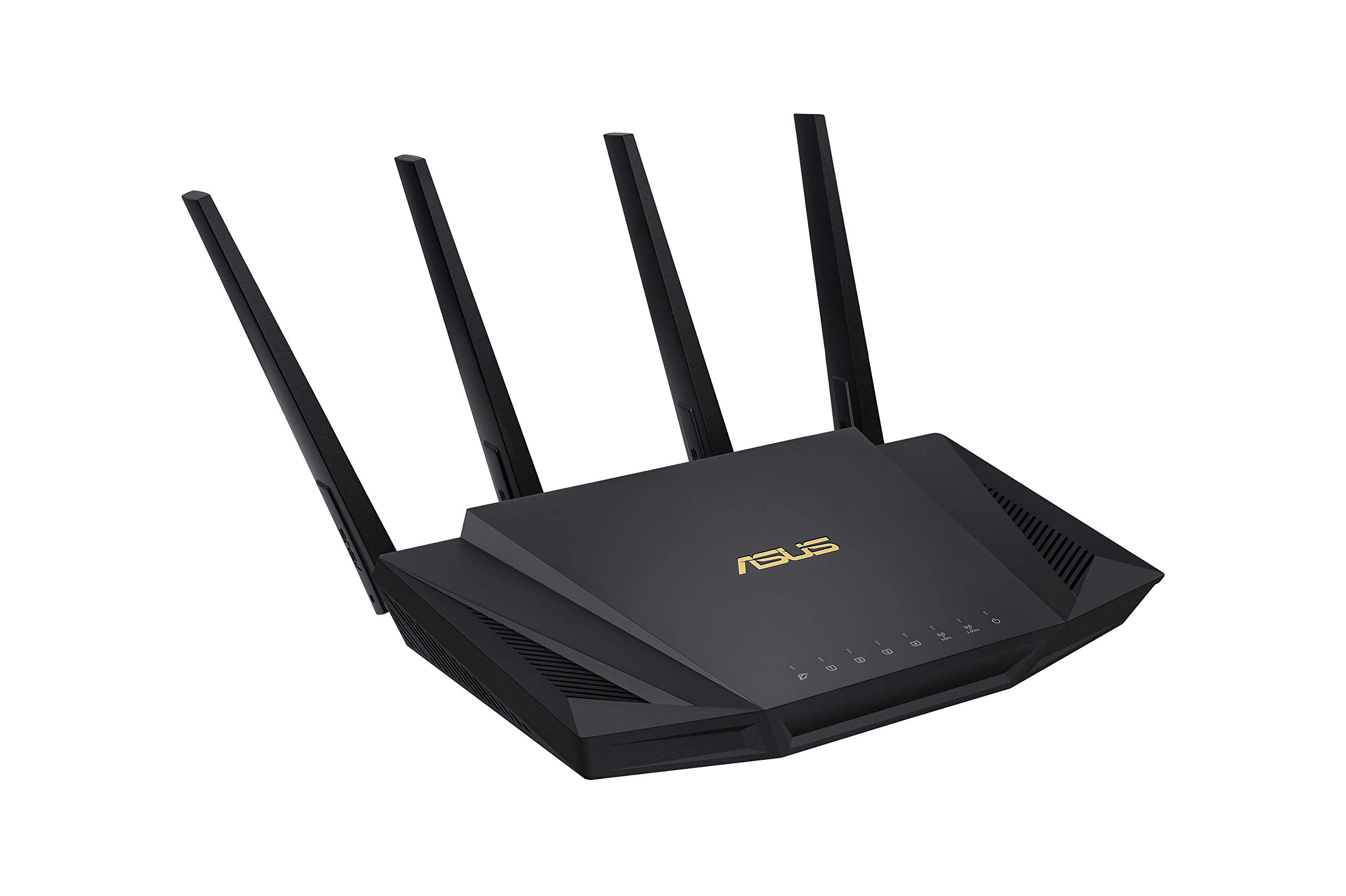 ASUS RT-AX3000 WiFi 6 Dual Band Gigabit Wireless Router - Ultra Fast 3000Mbps, Next-Gen WiFi 6 Technology, Adaptive QoS, AiProtection Security by Trend Micro | 1x WAN, 4x Gigabit LAN Ports, USB 3.0, AiMesh Compatible - Perfect for 4K Streaming, Online Gaming & Smart Home Devices