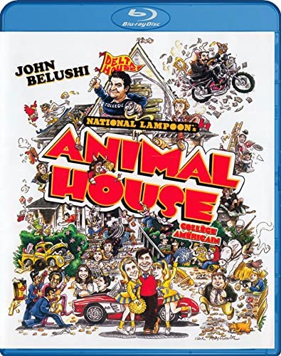 National Lampoon's Animal House Blu-ray - Classic Comedy Movie for College Dorm Parties & Movie Nights