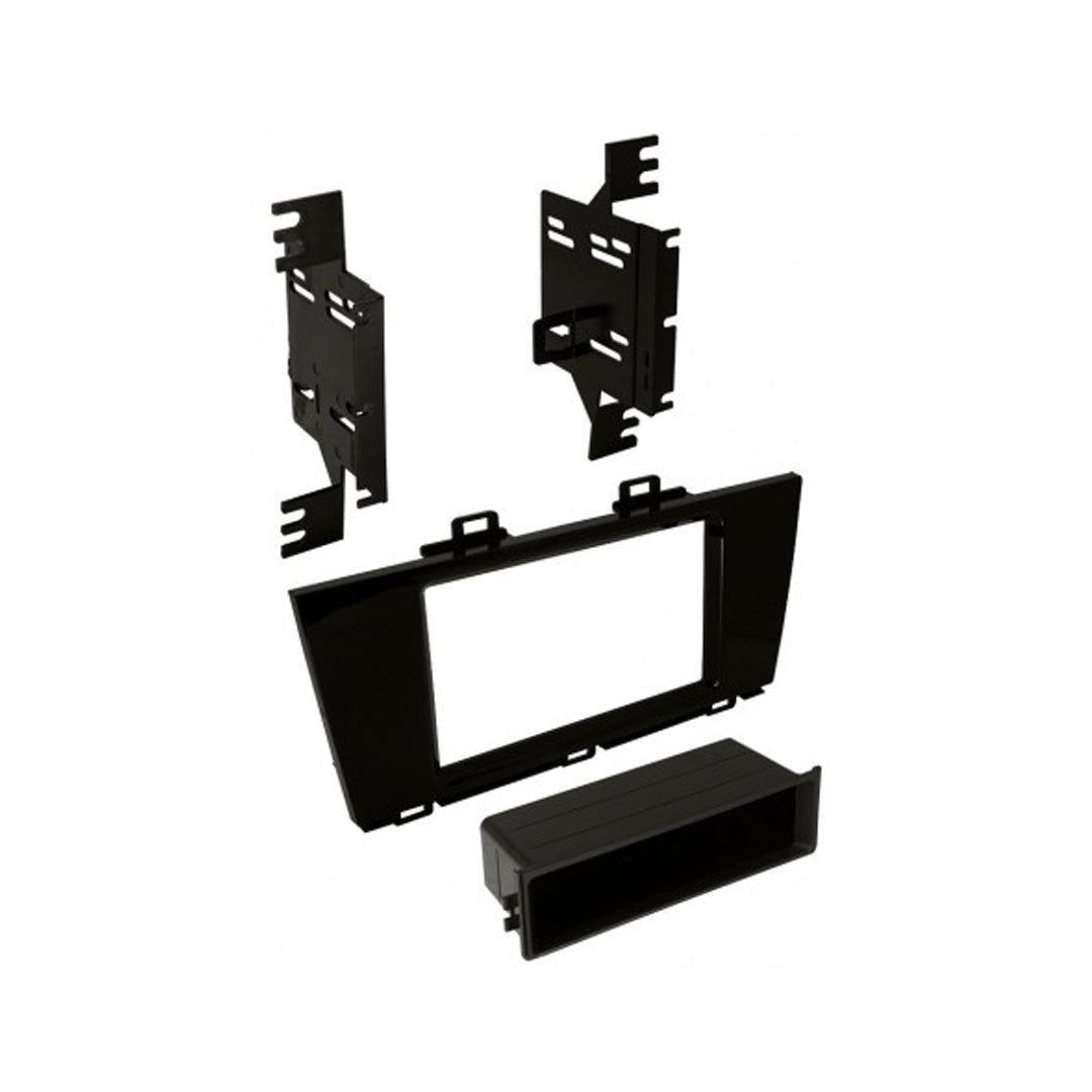 2015-2017 Subaru Legacy & Outback Single DIN/Double DIN Car Stereo Radio ISO Mount with Storage Pocket | Compatible with Apple CarPlay & Android Auto | Easy Installation for Enhanced Driving Experience