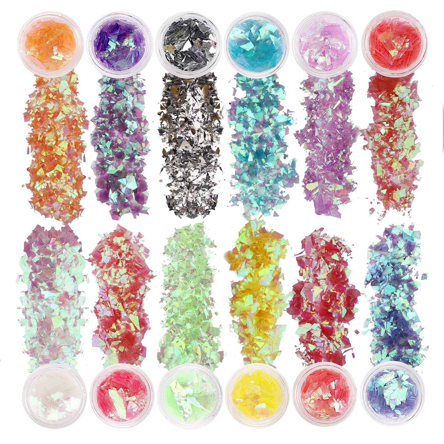 48 Pcs Latex-Free Makeup Sponges & Nail Art Wedges - Soft Blending Sponge for Foundation, Concealer & Nail Polish Application (Perfect for Home, Salon & Travel)