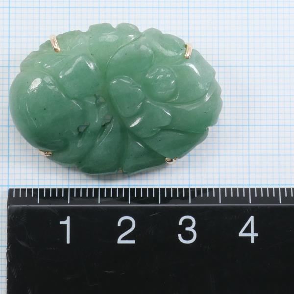 14K Yellow Gold Jade Brooch - Elegant Vintage Jewelry for Women | Perfect for Weddings, Parties & Special Occasions