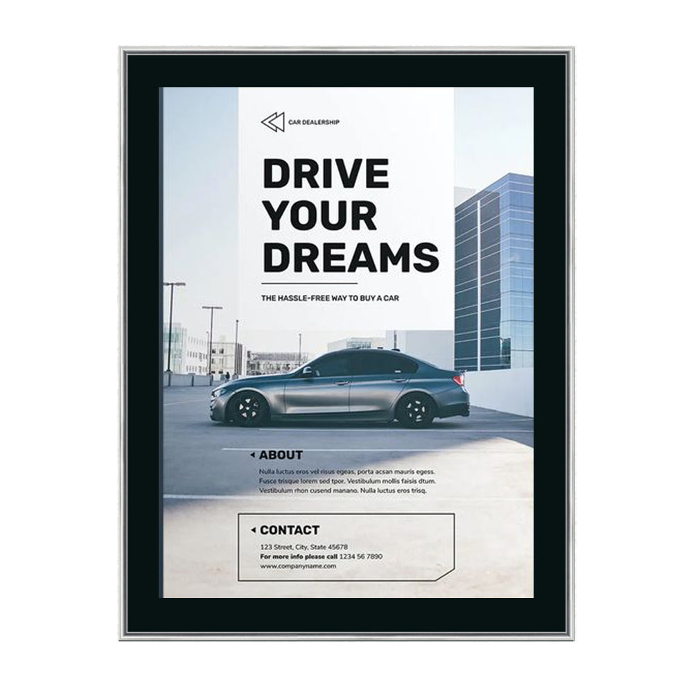 8.5x11 Poster Frame - Classic SwingFrame Display for Wall Art, Photos & Posters - Perfect for Home, Office & Gallery Decor
