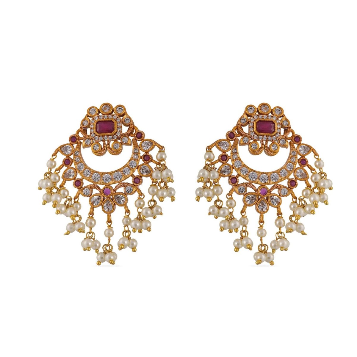 Dhun Antique Long Necklace Set - Elegant Vintage Jewelry for Women | Perfect for Weddings, Parties & Special Occasions