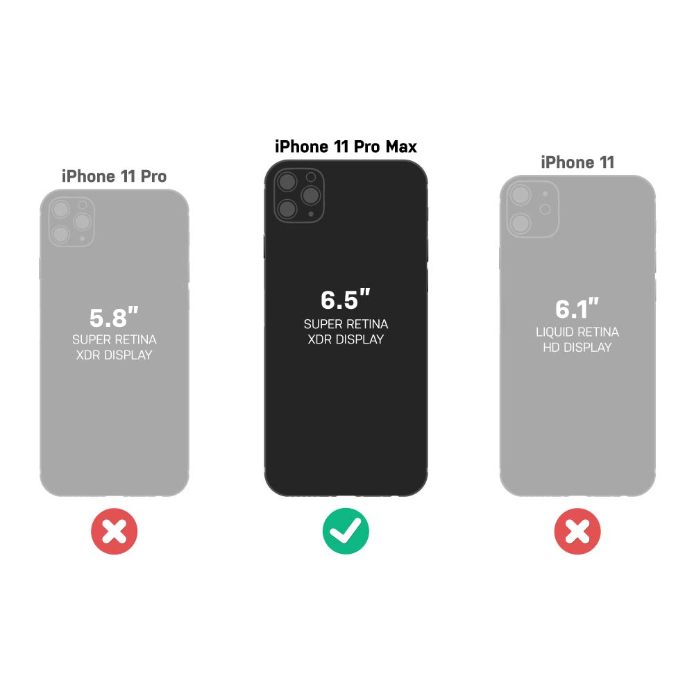 OtterBox Symmetry Series Case for iPhone 11 Pro Max & iPhone Xs Max - Y2K Butterfly Design, Ultra-Sleek Protective Cover with Wireless Charging Compatibility & Raised Edges for Camera/Screen Protection | Perfect for Daily Use, Travel & Outdoor Activities