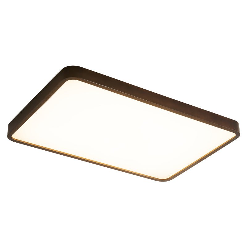 Modern Rectangular Ceiling Light Fixture - Lira LED Flush Mount for Bedroom, Kitchen & Hallway - Dimmable Ultra-Thin Design (White/Black) - Perfect for Home, Office & Commercial Spaces