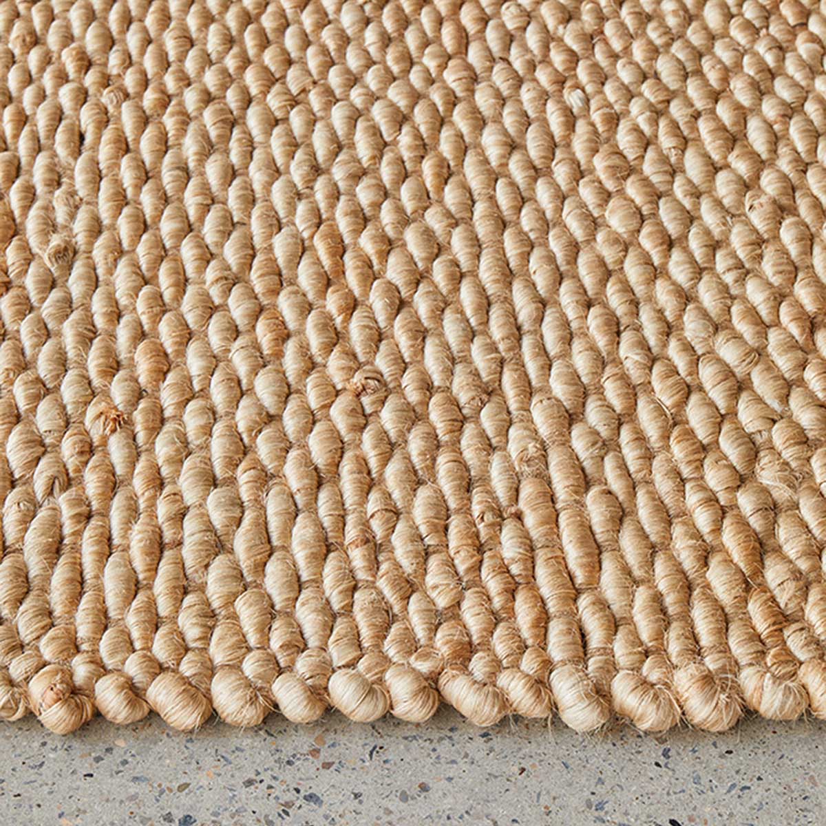Hive Runner Rug - Natural Jute Fiber Handwoven Boho Area Rug for Living Room, Bedroom, or Entryway - Eco-Friendly Home Decor & Floor Mat