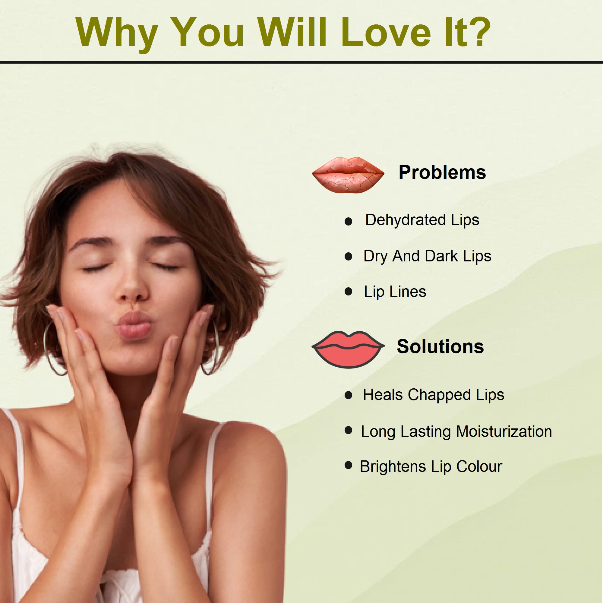 LA'BANGERRY Natural Lip Care Serum - Hydrating & Moisturizing Treatment for Dry Lips | Cruelty-Free, Paraben-Free Formula for Fuller, Beautiful Lips (10ml) | Perfect for Daily Lip Care & Nighttime Treatment