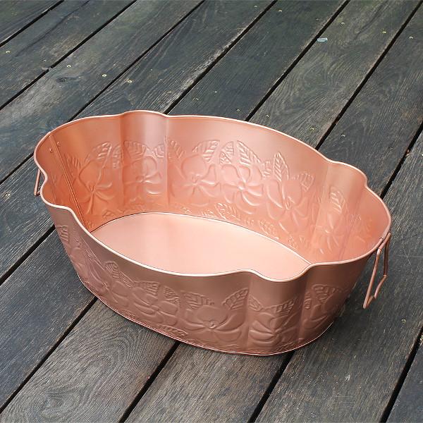 Achla Designs Embossed Tubs C 52 C 52C - Premium Decorative Bathtub for Modern Bathrooms | Perfect for Spa-Like Relaxation & Luxury Home Decor