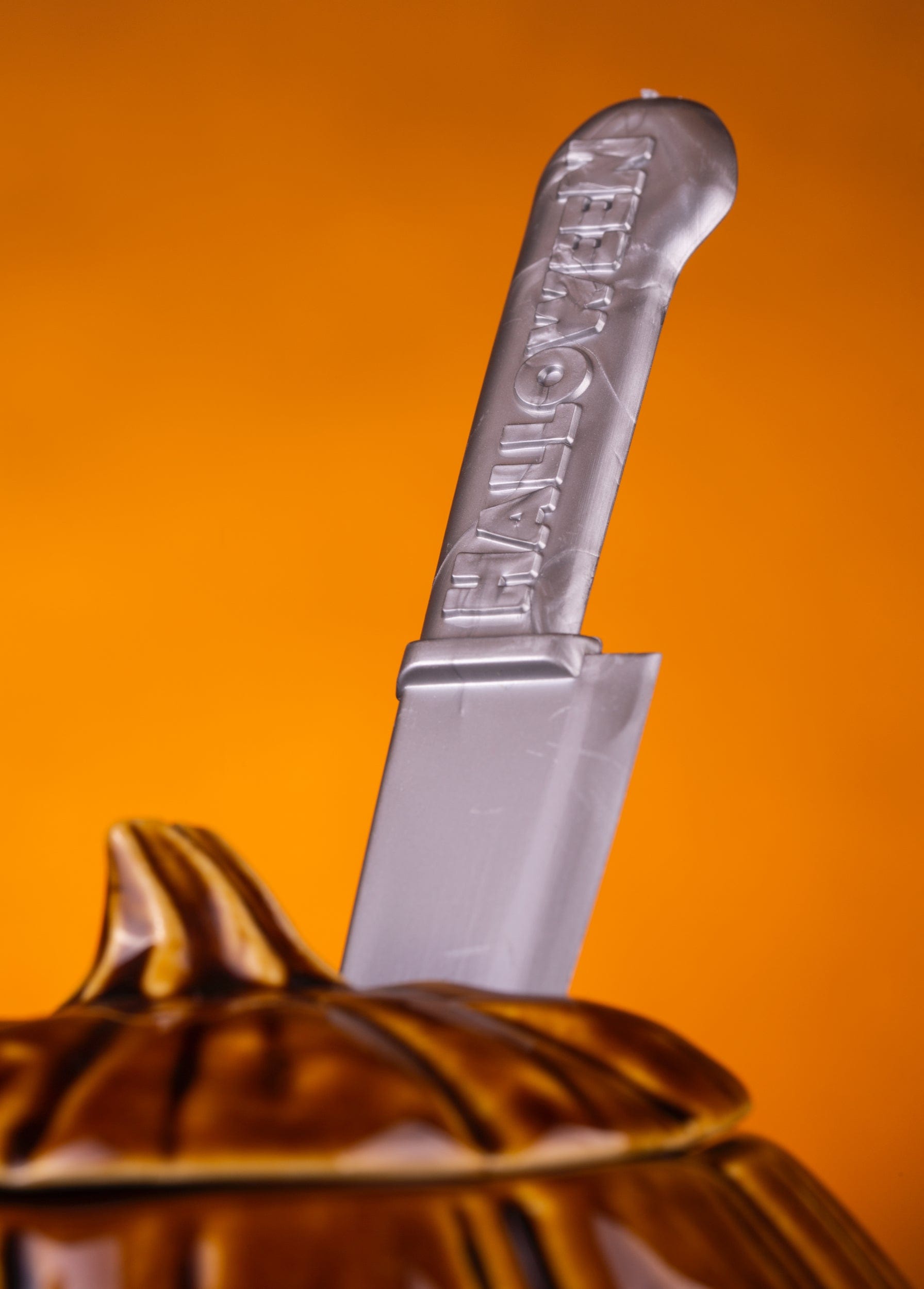Halloween Tiki Mug - Alamo Brown Variant | Spooky Ceramic Cup for Halloween Party Decor, Themed Drinks & Tropical Cocktails | Perfect for Halloween Decorations, Gift Giving & Tiki Bar Collectors