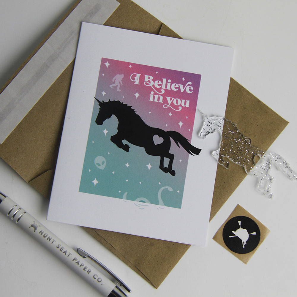 I Believe Charm Card - Inspirational Gift for Friends & Family - Perfect for Birthdays, Anniversaries & Special Occasions