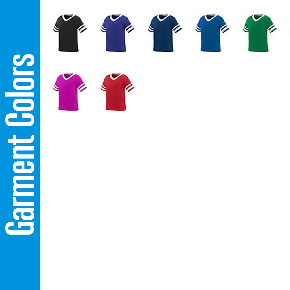 Personalized Toddler Fan Shirt - Custom Name & Number Printed Front & Back - Perfect for Sports Games, Birthday Parties & Family Events