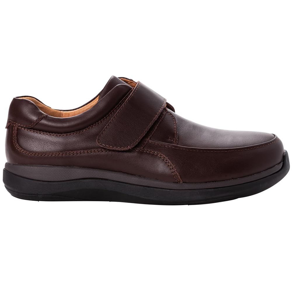 Propet Men's Parker Oxford Strap Shoe - Comfortable & Stylish Casual Dress Shoes for Work, Walking & Everyday Wear