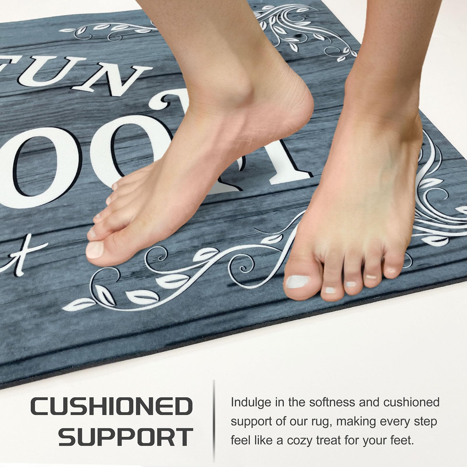 Non-Slip Waterproof Laundry Room Rug Runner 20