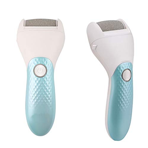 Electric Foot Grinder for Pedicure - USB Rechargeable Callus Remover with 2-Speed Settings & Gentle Stone Exfoliation - Painless Dead Skin Removal for Smooth Feet - Perfect for Home Spa & Foot Care (Blue)