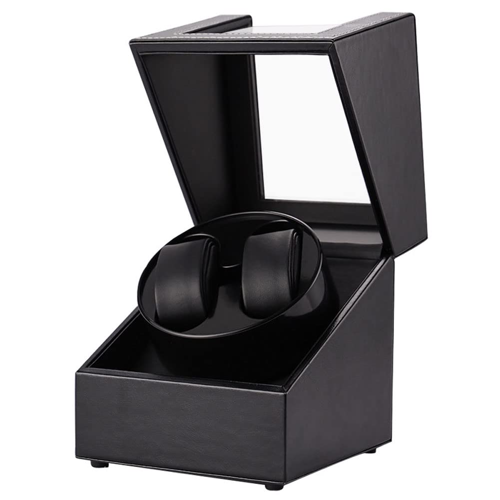Premium Automatic Watch Winder Box - Dual Watch Display Case with USB Charging for Mechanical & Automatic Watches | Perfect for Travel, Home Display & Watch Collection Storage