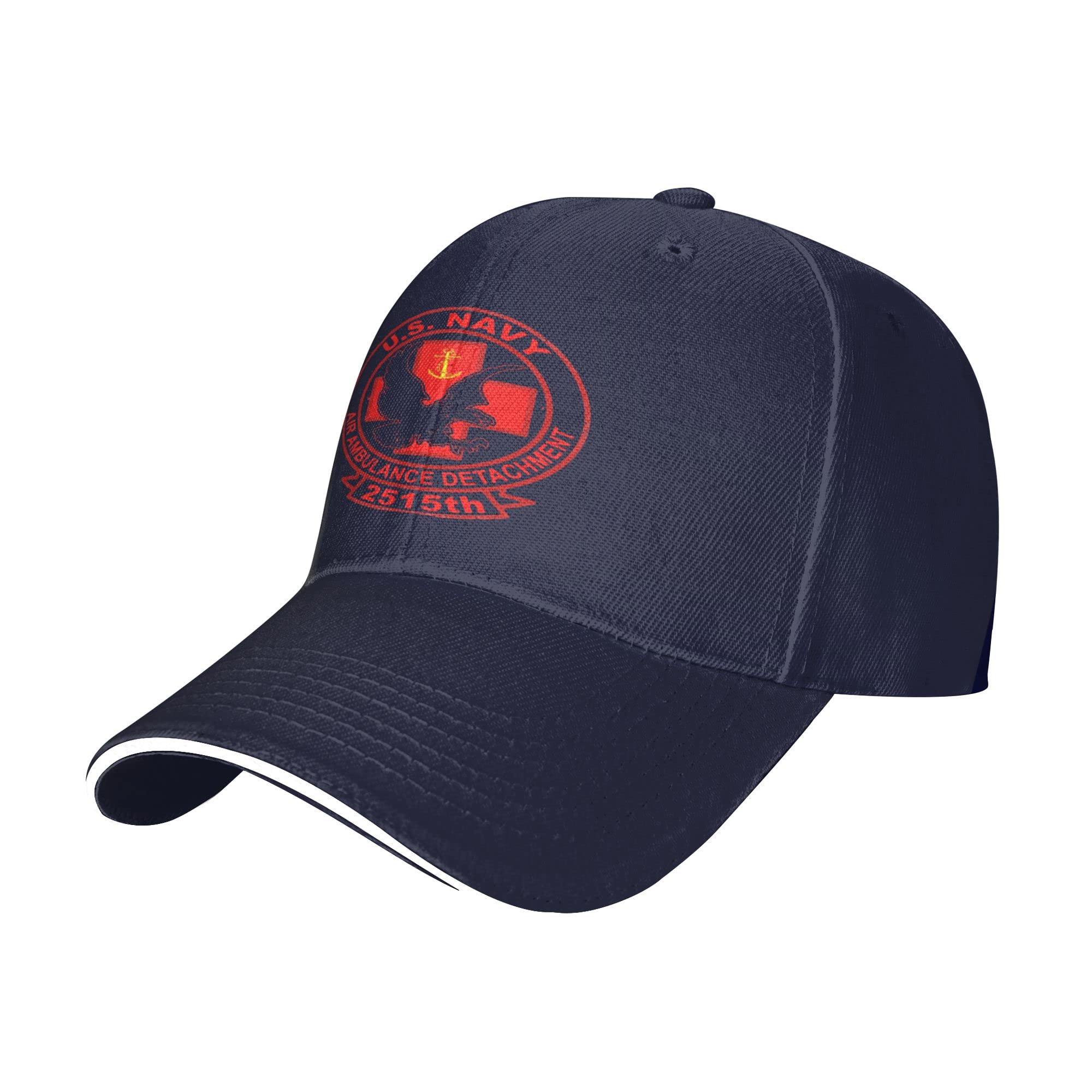 2515th US Unisex Sandwich Cap - Adjustable Fishing & Outdoor Sport Baseball Hat for Sun Protection - Perfect for Hiking, Camping, and Beach Activities