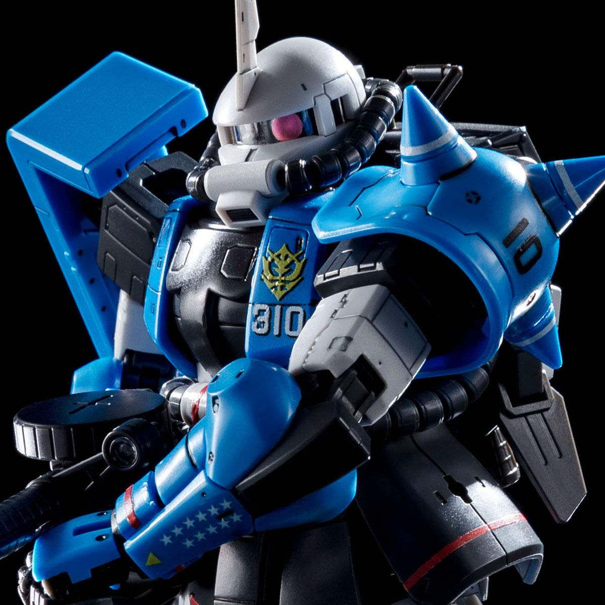 RG MS-06R-1A Uma Lightning's Zaku II High Grade 1/144 Scale Model Kit - Perfect for Gundam Collectors & Anime Fans Display