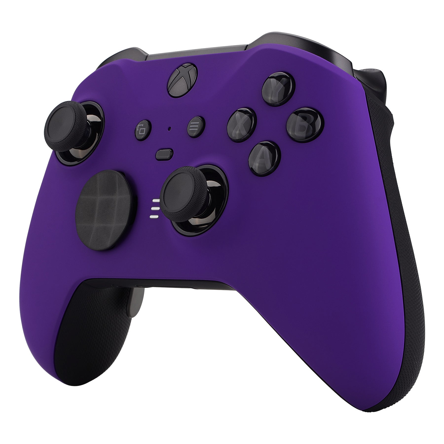 eXtremeRate Purple Replacement Front Housing Shell Case with Accent Rings for Xbox One Elite Series 2 & Elite 2 Core Controller (Model 1797) - Customize Your Gaming Setup for Enhanced Performance
