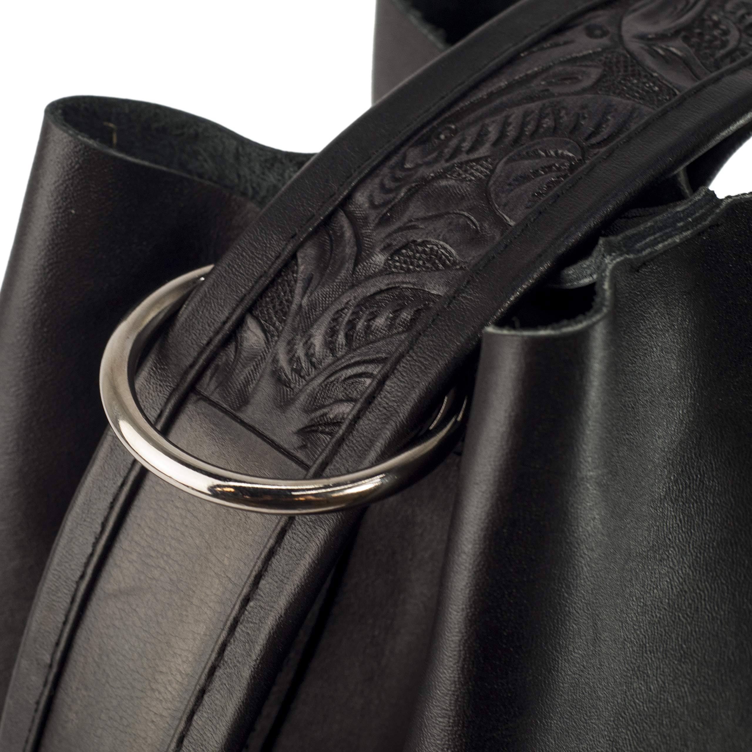 Genuine Cowhide Leather Tote Bag for Women - Handmade with Hand-Chiseled Handle - Dolores Model - Perfect for Work, Travel & Everyday Use