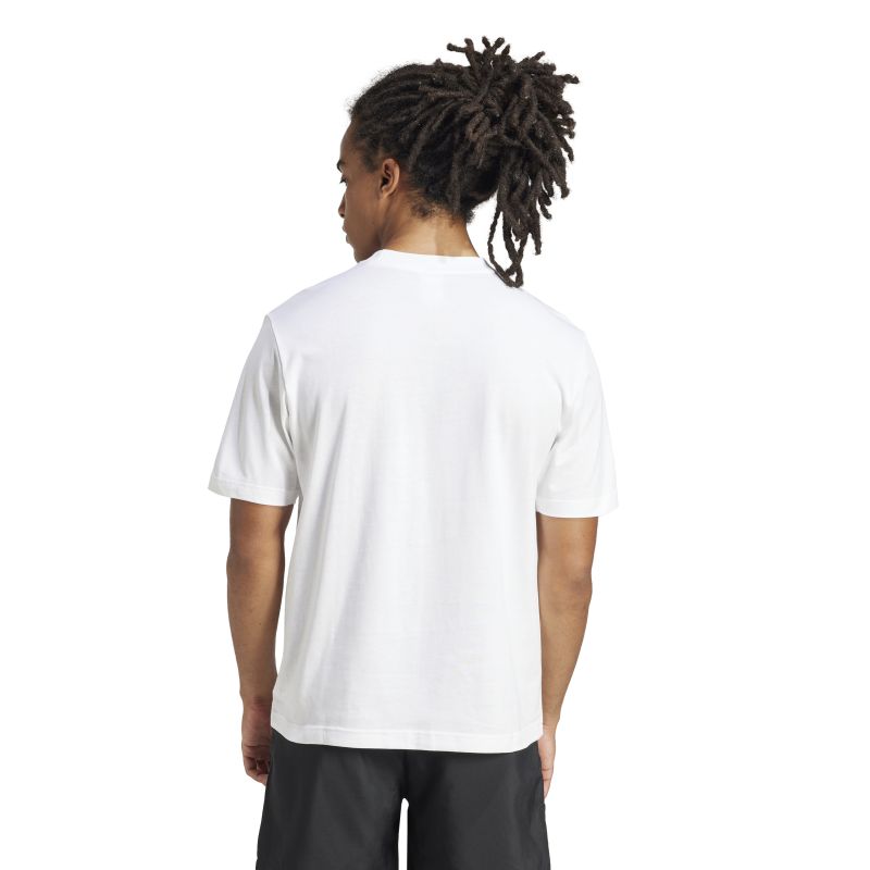 Adidas Men's Essentials Single Jersey Small Logo T-Shirt - Comfortable Casual Tee for Everyday Wear, Gym, and Sports