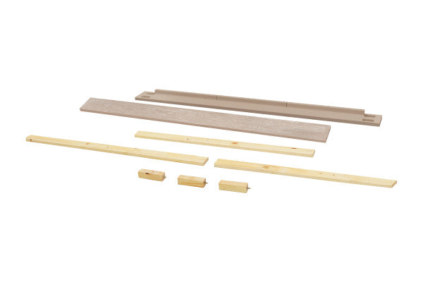 Full Size Bed Conversion Kit - Expandable Bed Frame Rails for Easy Size Upgrade - Perfect for Guest Rooms, Dorms & Small Spaces