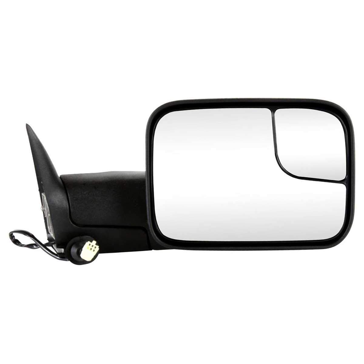JJ Power Heated Tow Passenger Side Mirror KAPCH1321307 - Replacement Heated Mirror for Trucks & SUVs, Defrosting & Anti-Fogging - Perfect for Winter Driving & Towing in Cold Weather