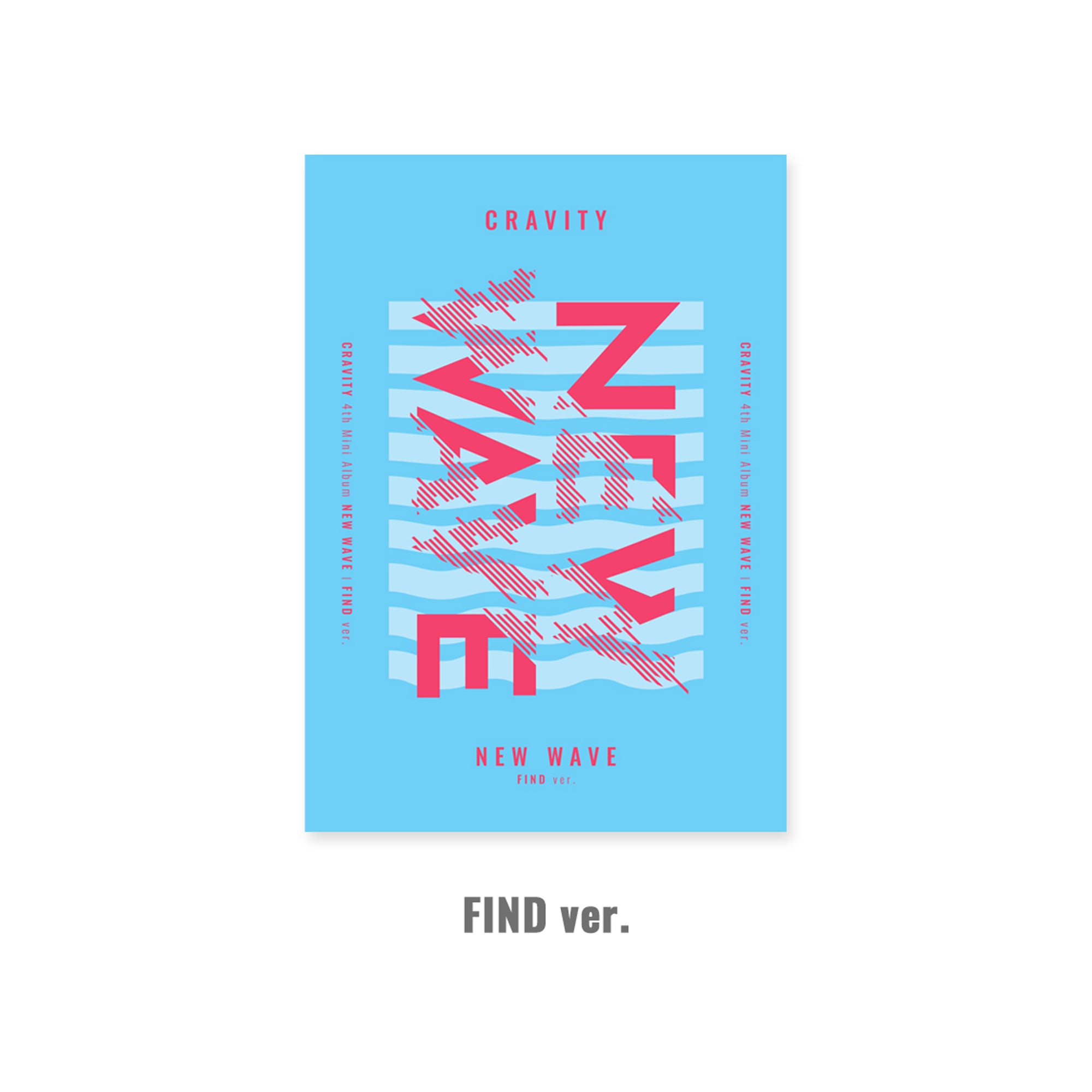 CRAVITY 4th Mini Album 'NEW WAVE' - K-Pop Music CD with Photobook & Poster - Perfect for K-Pop Fans and Music Collectors