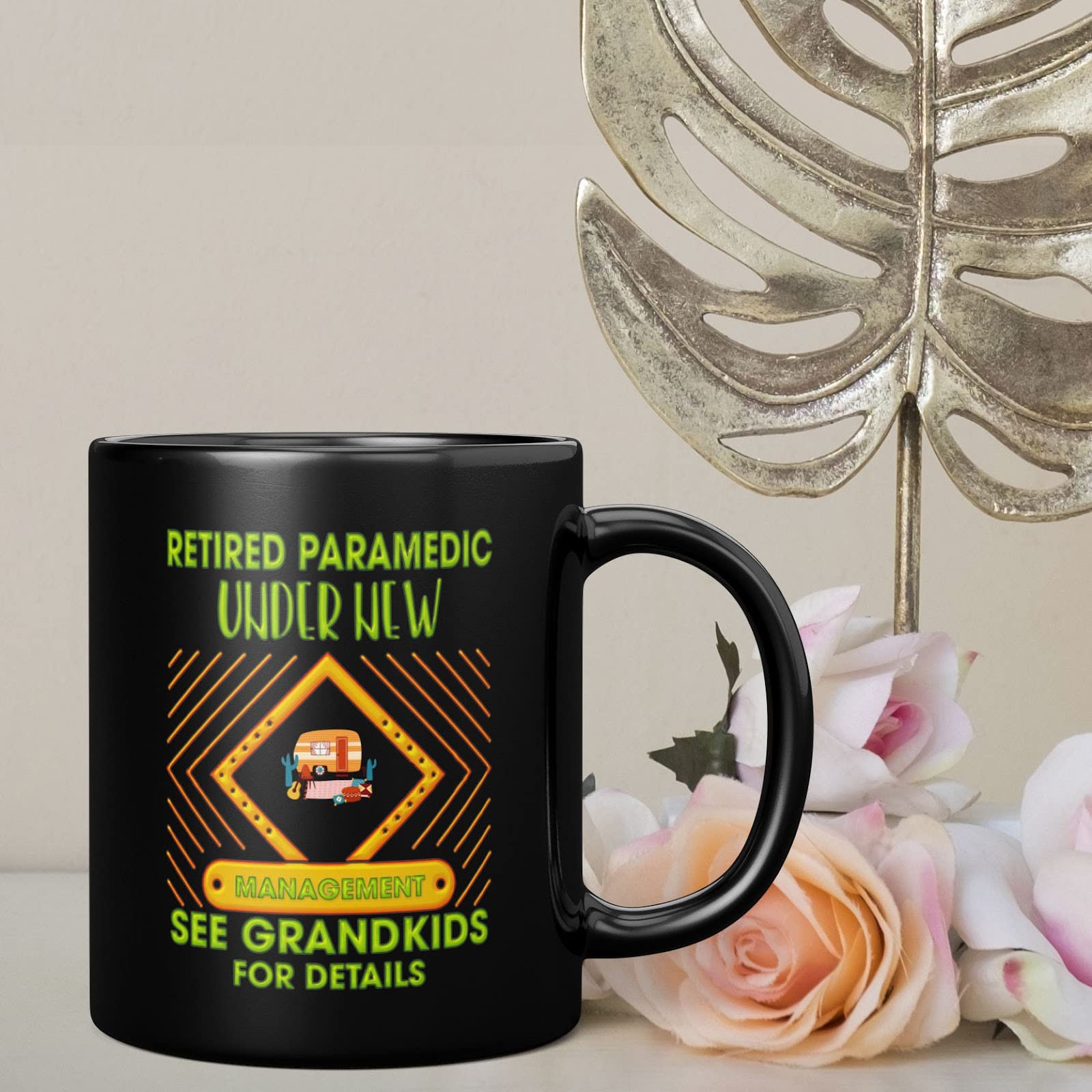 Funny Retired Paramedic Coffee Mug - 'See Grandkids for Details' Humorous Gift for Nurses, Doctors & First Responders - Perfect Retirement Gift for Medical Professionals - Great for Office & Home Use - Enjoy Coffee or Tea Daily - Ideal for Holidays, Birthdays, New Year & EMS Appreciation Events - Thoughtful Present for Family, Coworkers & Parents - Use at Work, Home or as a Gift for Retirement Parties