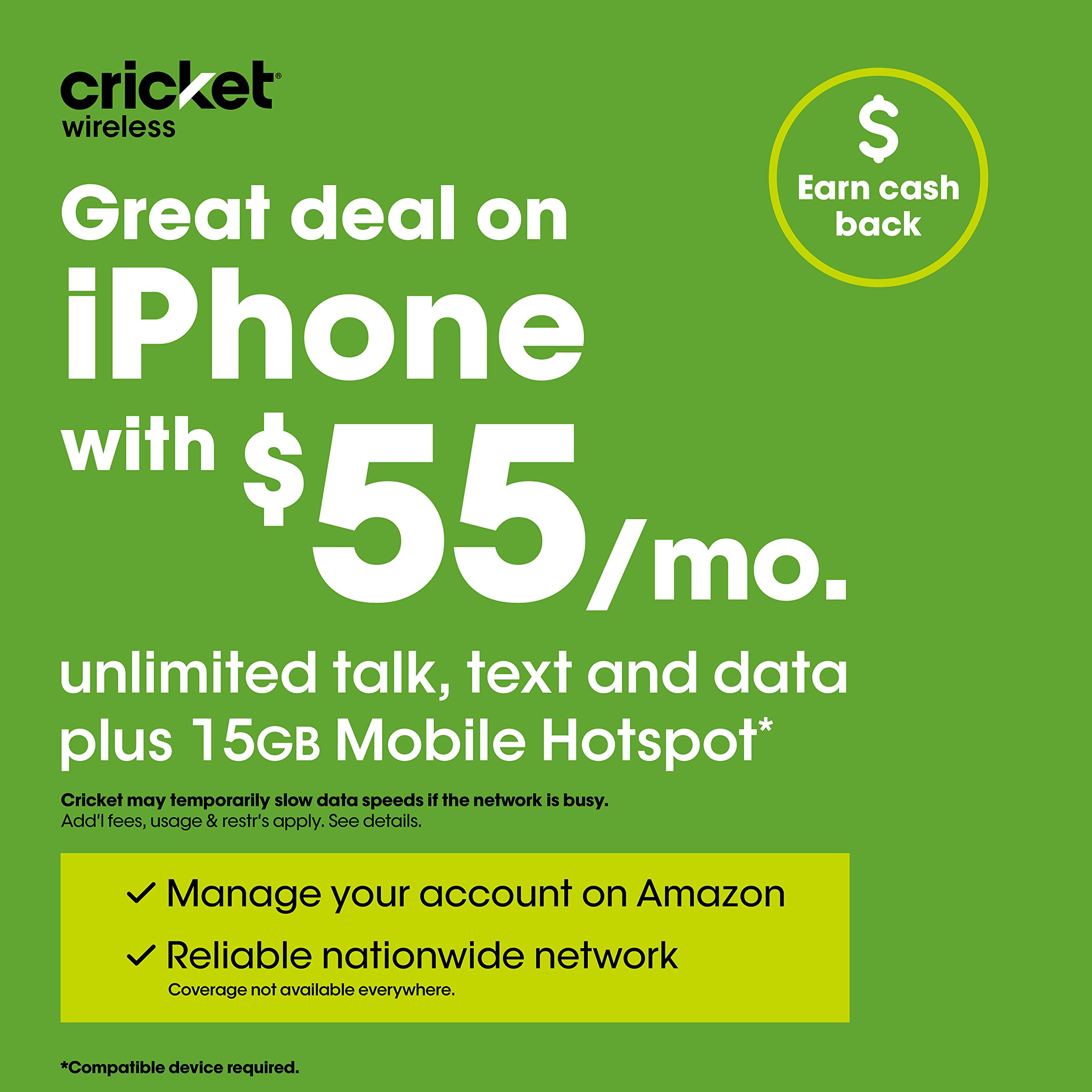 Apple iPhone 11 Pro 64GB Silver Unlocked Smartphone - Cricket Wireless Compatible | Premium Camera, Long Battery Life | Perfect for Travel, Photography & Business Use