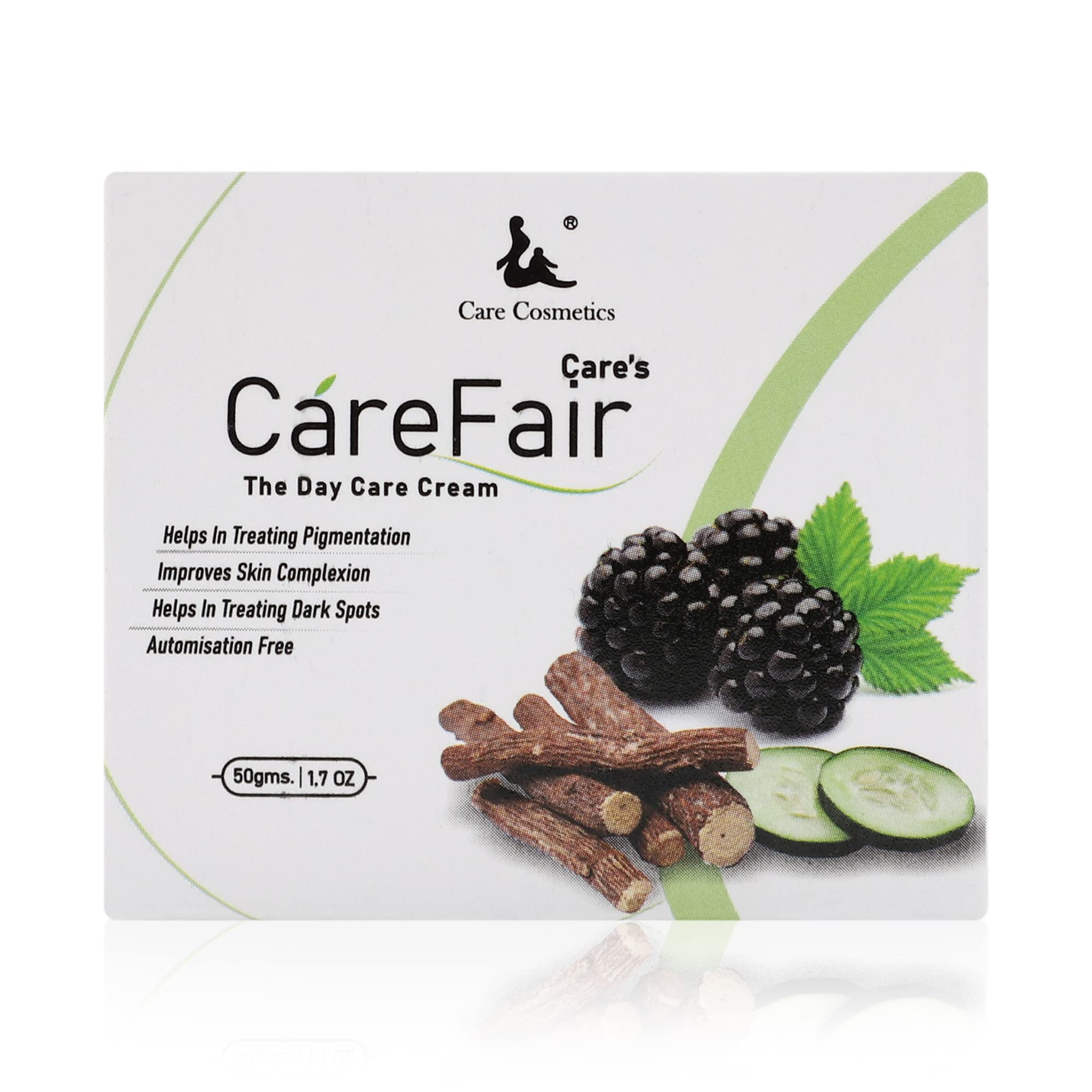 Care Cosmetics Fairness Cream for Normal to Dry Skin - 50g/1.7oz - Brightening & Moisturizing Face Cream for All Seasons | Day & Night Use for Glowing Skin