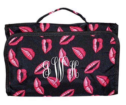 Lips Print - Embroidered Monogram