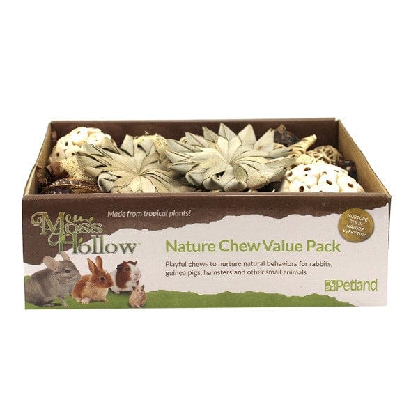 Natural Moss Hollow Chew Toys for Dogs - Durable & Safe Value Pack - Perfect for Teething Puppies & Aggressive Chewers - Indoor & Outdoor Play