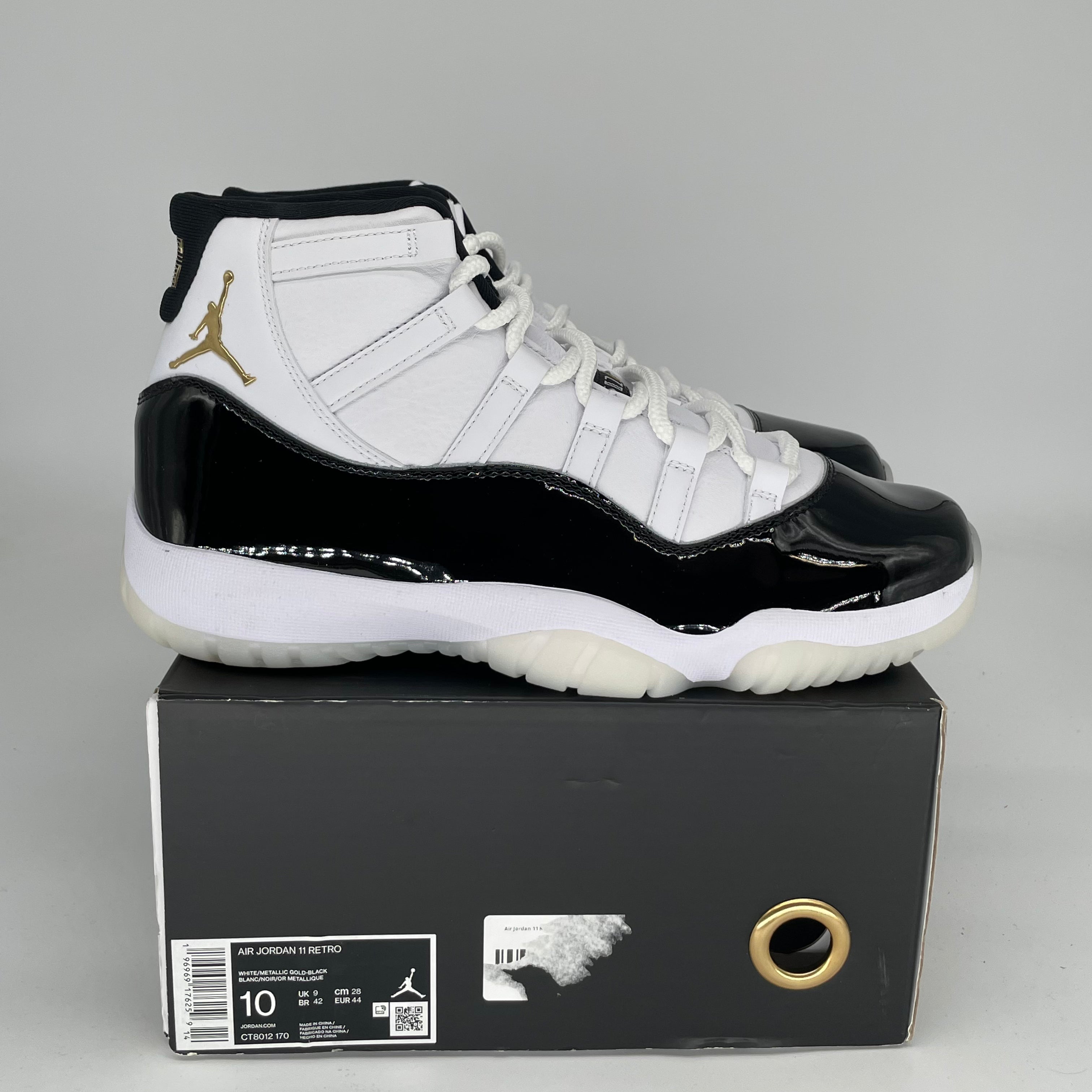 AIR JORDAN 11 DMP GRATITUDE Basketball Shoes Men's Size 10 (CT8012-170) - Retro Style for Court Performance & Streetwear Fashion