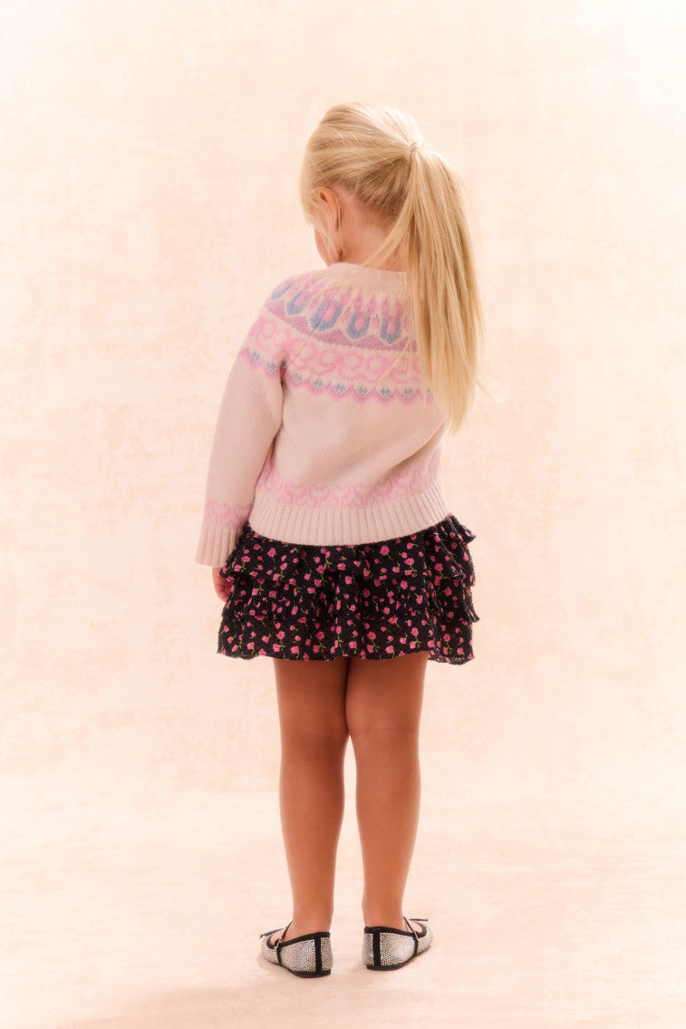 Girls Billie Cotton Floral Skirt - Soft Summer Dress for Kids | Perfect for Parties, School & Outdoor Play