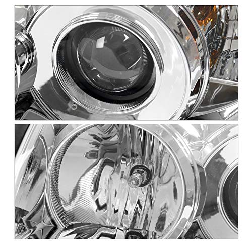 LED Tube Projector Headlights for 2006-2009 Toyota 4Runner - Chrome Housing, Bright White Light - Perfect for Night Driving & Off-Road Adventures