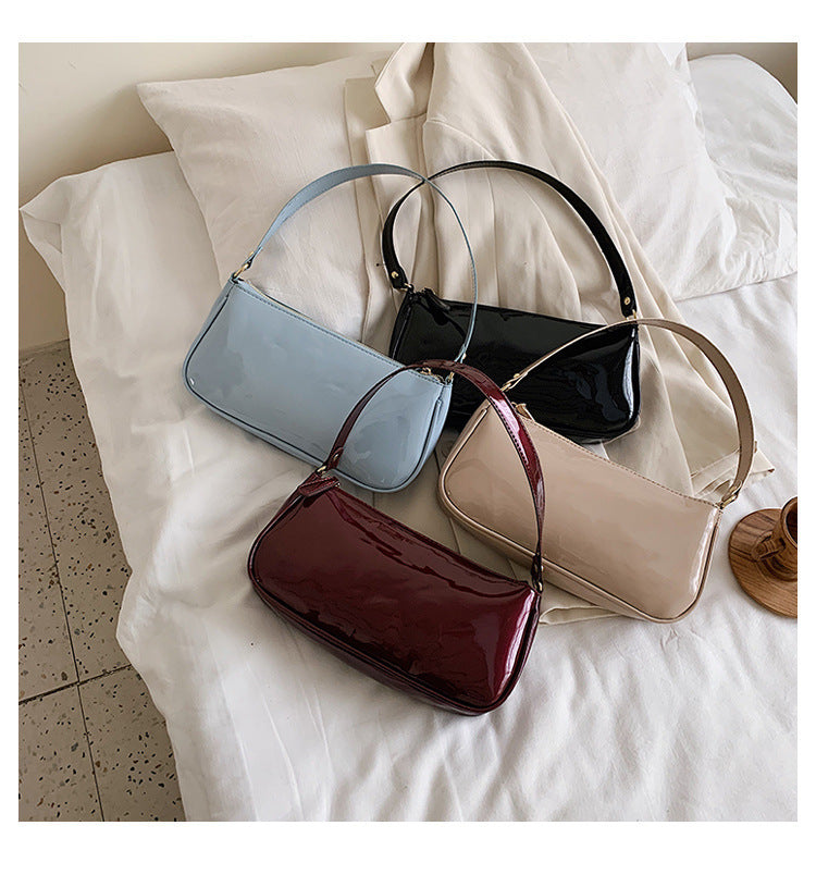 Vegan Leather Crossbody Bag - Oil Waxed Small Underarm Tote for Women | Perfect for Everyday Use, Travel & Shopping