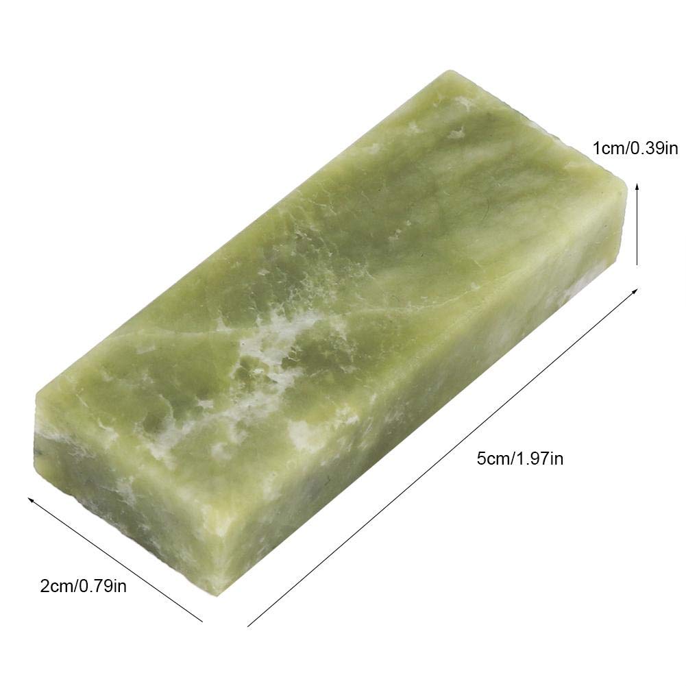Premium Knife Sharpening Stone Set - 10000 Grit Whetstone for Sharpening Knives, Scissors & Metal Tools - Compact & Portable Mini Sharpener for Home, Kitchen & Outdoor Use (Green)