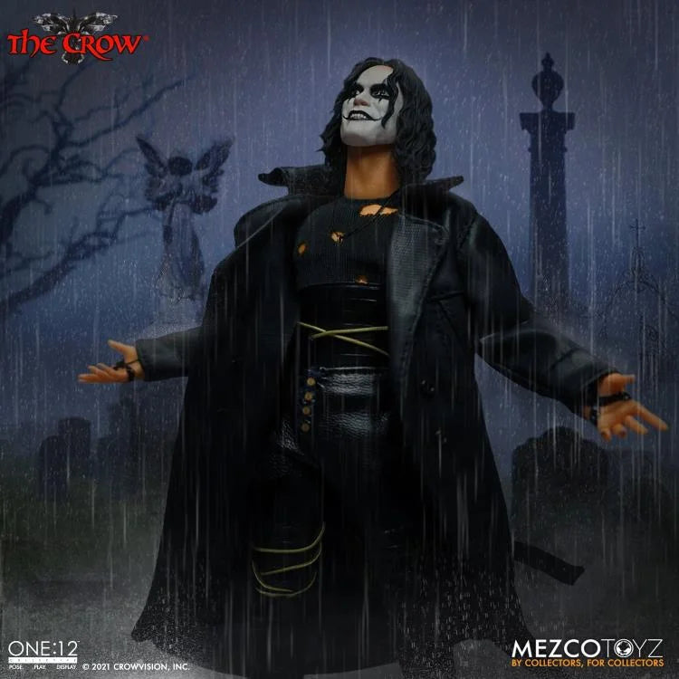 The Crow: One:12 Collective Eric Draven Action Figure - Highly Detailed Collectible for Movie Fans & Display