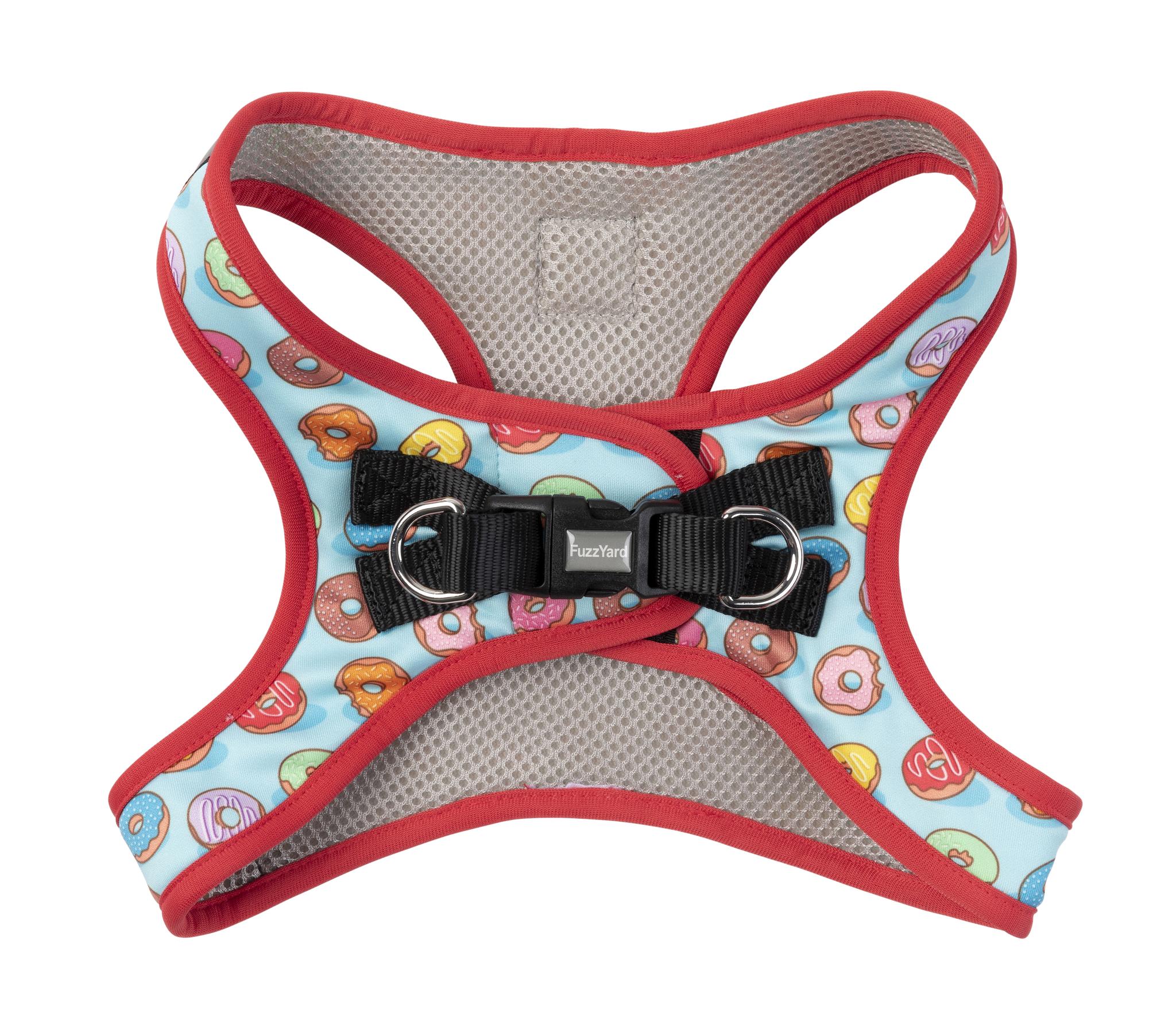 FuzzYard You Drive Me Glazy Dog Step-In Harness - Adjustable Pet Harness for Small & Medium Dogs - Perfect for Walking, Training & Outdoor Adventures