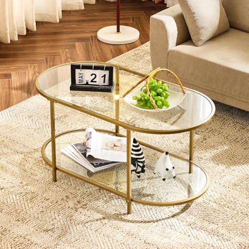 Clear-oval Gold