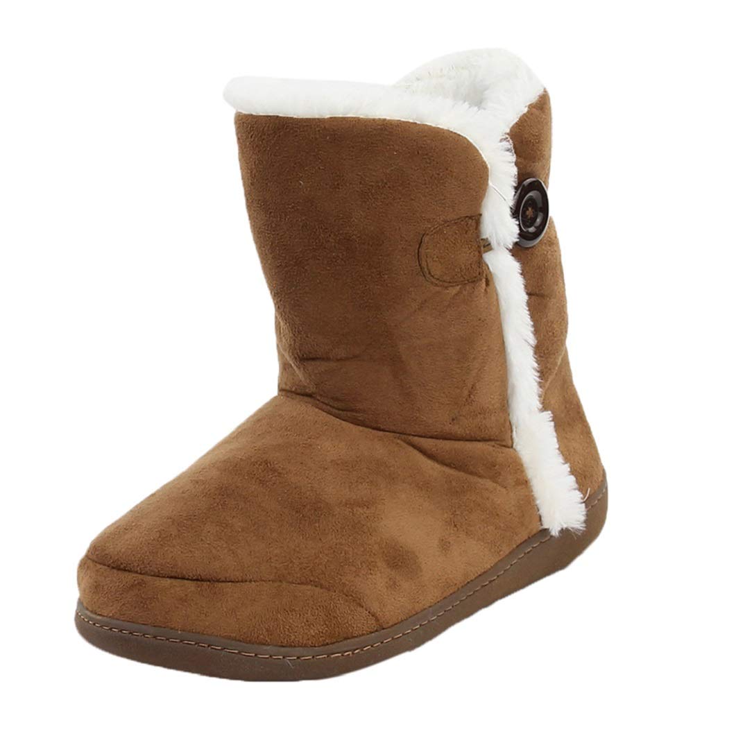 Men's Memory Foam Winter Slippers - Soft Warm Indoor House Boots for Comfort at Home, Office & Lounging