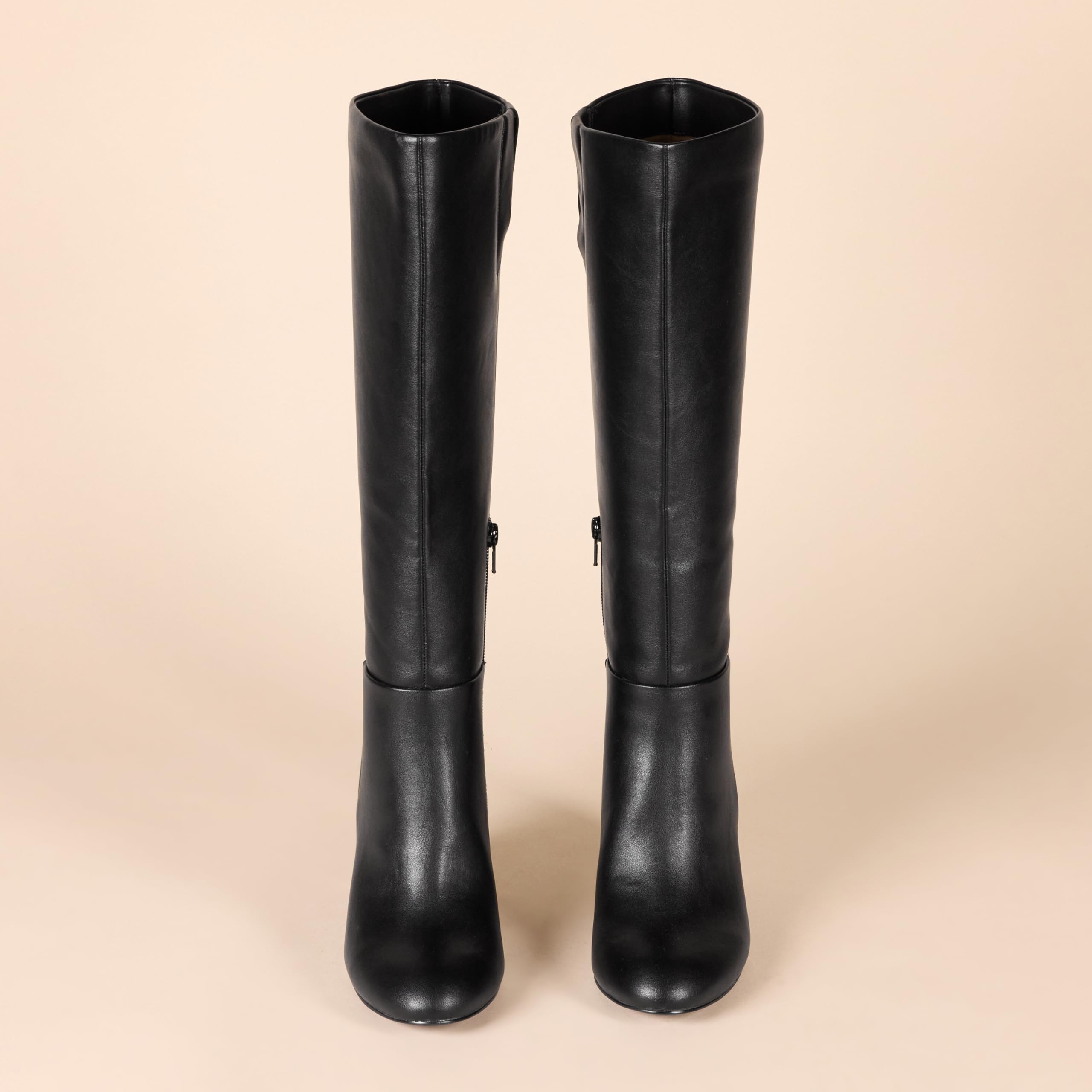 Amazon Essentials Women's Tall Heel Boots - Comfortable & Stylish Ankle Boots for Women, Perfect for Office, Party & Fall Fashion