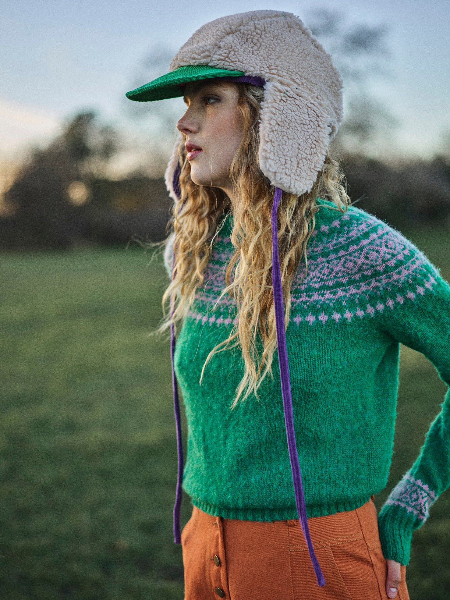 Lowie Pixie & Pink Snow Jumper for Women - Warm Winter Pullover Sweater for Cold Weather, Outdoor Activities & Casual Wear