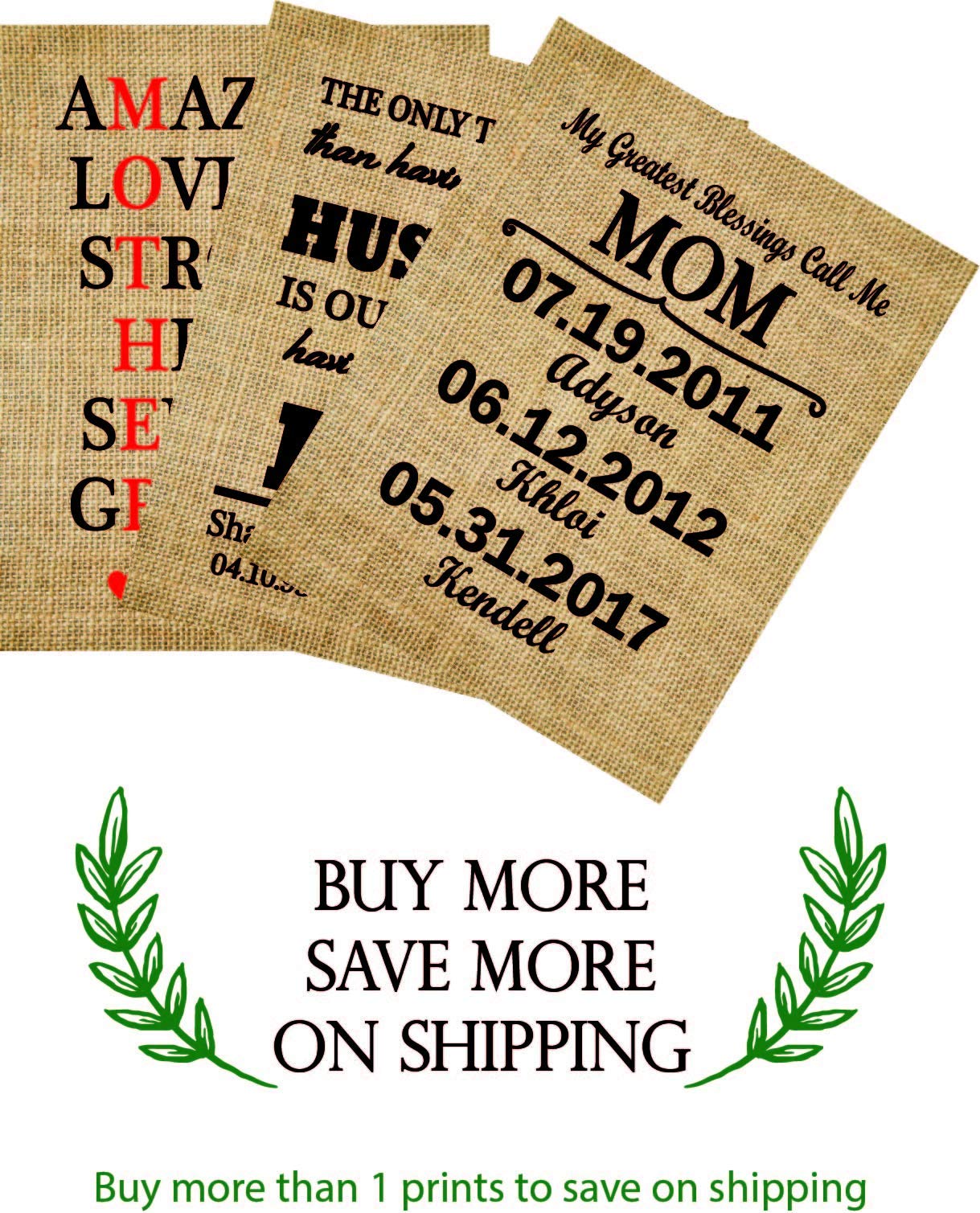 Personalized Family Name Sign - God Bless This Home Wooden Plaque, Custom House Blessing Gift for New Homeowners, Housewarming Present - Perfect for Entryway, Living Room, or Front Porch Decor (Frame Not Included)