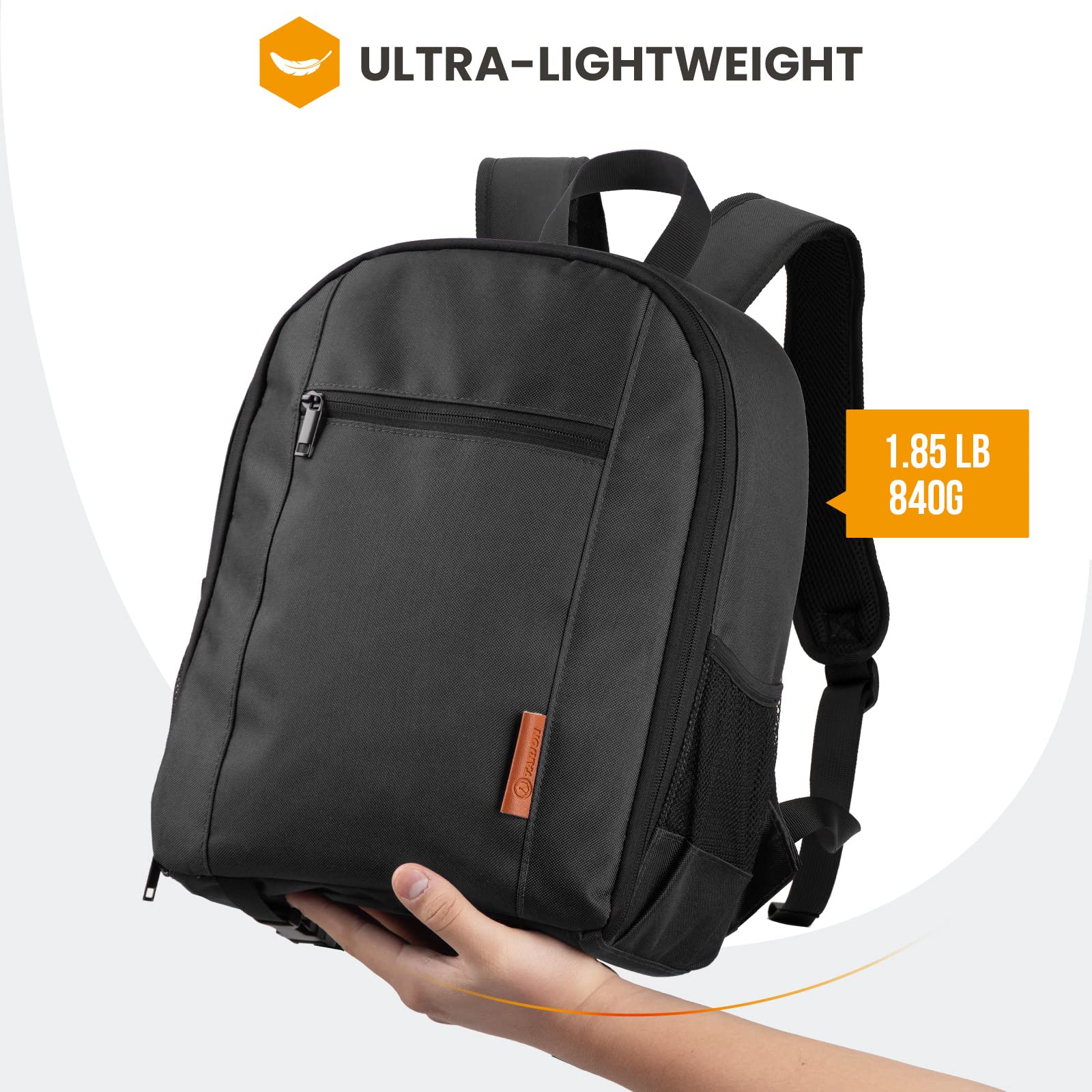**Professional Waterproof Camera Backpack with Laptop Compartment & Rain Cover - TARION TB-S for DSLR, Mirrorless Cameras - Perfect for Travel, Hiking & Photography (Men & Women)**