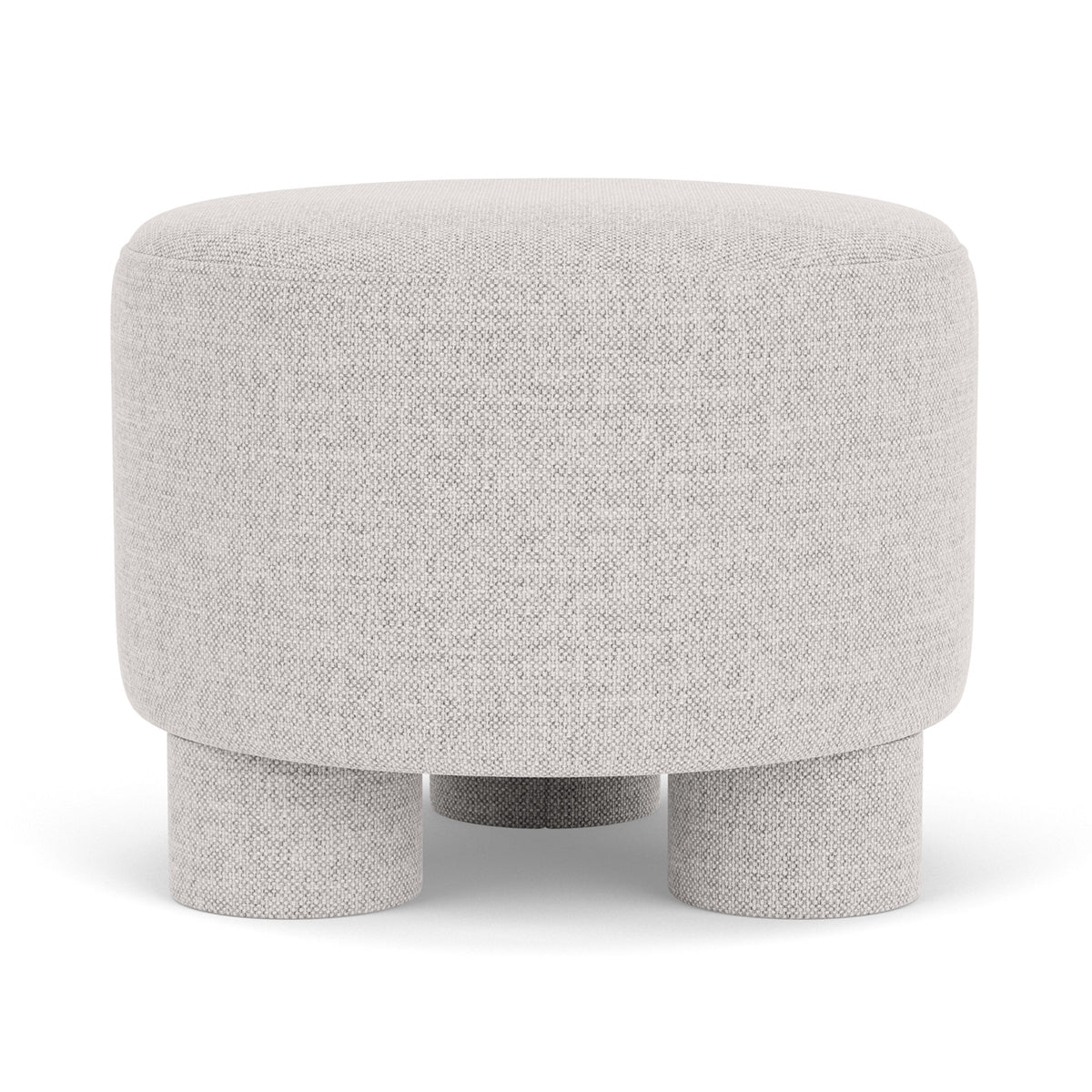 Faith Fabric Ottoman - Stylish and Versatile Storage Footstool for Living Room, Bedroom, or Nursery - Perfect for Extra Seating, Footrest, and Home Decor