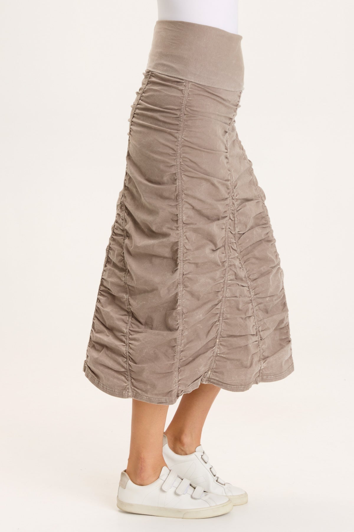 Stylish Gored Peasant Skirt for Women | Flowy Boho Maxi Skirt with Elastic Waist | Perfect for Summer, Festivals & Beach Vacations