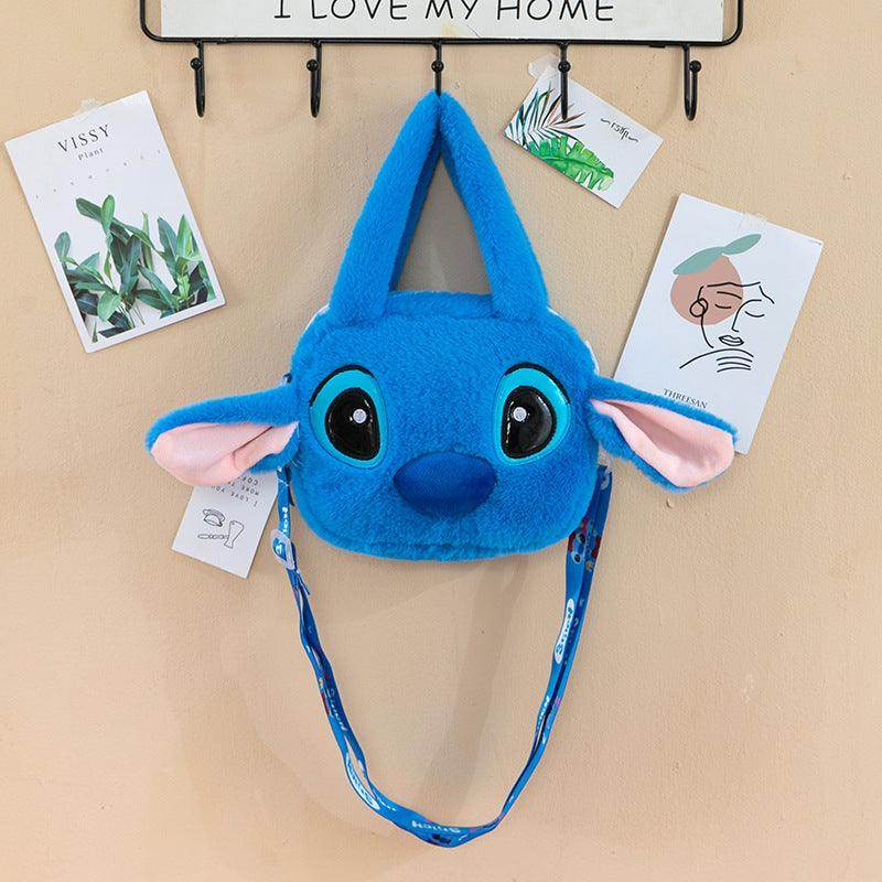 Soft Plush Doll Shoulder Tote Bag - Cute Animal Backpack for Women & Girls, Perfect for School, Travel, and Everyday Use (Style 712452689102)
